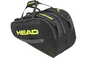 Torba Na Rakietę HEAD Base Padel Bag, Czarna, Żółta, M