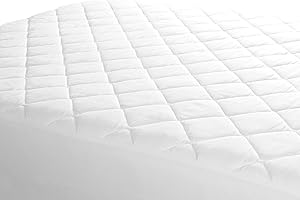 Linens Limited - Mattress Protector, Double Bed, Anti Allergy Quilted Mattress Cover, Snug Fit, Soft and Luxurious, Durable, Easy to Clean