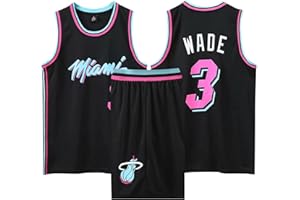 GENERIC Maillot Basket Homme Enfant Ensemble Basket Enfant Tenues de Sport Respirant Training Gilets pour Pratique DéBardeur Short VêTements de Basketball pour Enfants