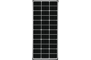 enjoy Solar® Mono 130W 12V – Modulo Solare Monocristallino PERC con Celle da 166 mm, 10 Busbar, ideale per Camper, Impianti da Balcone, Casette da Giardino, Imbarcazioni
