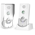 JIAN BOLAND Wireless Intercom Doorbell-Waterproof Portable Voice Intercom Doorbell with 2000mAh Rechargeable Battery, 38 Chimes, 1000M Long Range Intercom Systems for Home(1 Outdoor/1 Indoor)