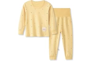 YANWANG 100% bawełna Baby Boys Girls Piżamy Zestaw z długim rękawem Bielizna nocna