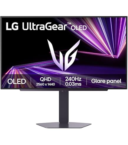 LG UltraGear OLED Gaming Monitor 32GS95UV-W, 32 inch UHD, Dual