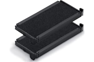 Trodat 6/4915 - Almohadillas de tinta para sellos (2 unidades), color negro