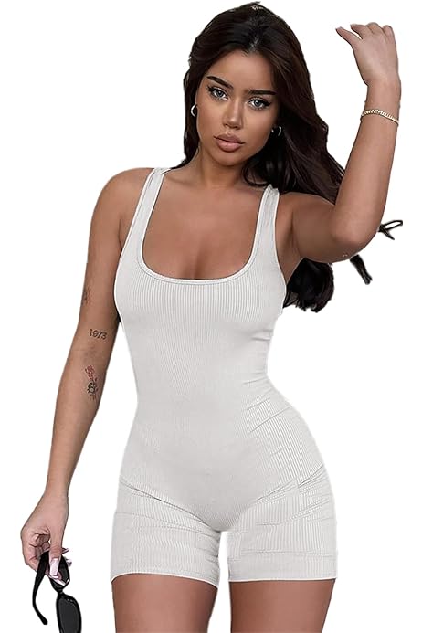 Mono Vaquero Para Mujer Mono Sin Mangas Para Mujer Ajustado