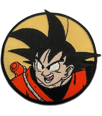 Patch Thermocollant Dragon Ball Z Gotenks - 6x6 Cm, 100% Polyester - Pour Vêtements, Casquettes, Sacs - Application Facile Au Fer à Repasser