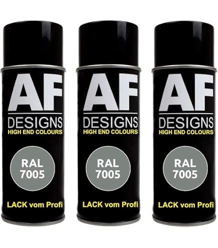 FORCH Lackspray Mausgrau RAL 7005 – 400 Ml Spraydose, Kraftstoffbeständig, Temperaturbeständig -35°C Bis +100°C