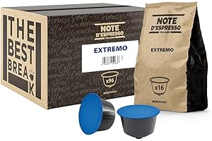 Note d'Espresso - Extremo - Cápsulas de Café compatibles con Cafeteras NESCAFE'* DOLCE GUSTO* - 96 caps