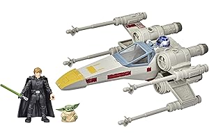 Hasbro Star Wars Mission Fleet Luke and Grogu X-Wing Fighter Standard