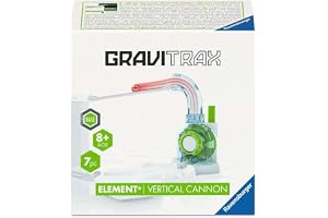 Ravensburger Gravensburger GravitraX Element Vertical Cannon 27465 - GravitraX förlängning för din bollbana - marmorlöpning och byggleksaker från 8 års ålder, kan kombineras med alla produkter