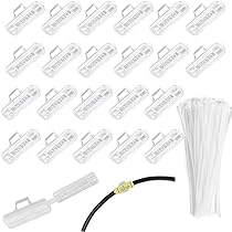 Daity 100 Pcs - Étiquettes De Câbles - étiquettes De Cordon Colorées Attaches De Câble... | Bol