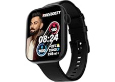 (Renewed) Newly Launched Fire-Boltt Ring 3 Bluetooth Calling Smartwatch 1.8" Biggest Display, 118 Sports Modes, Voice Assista