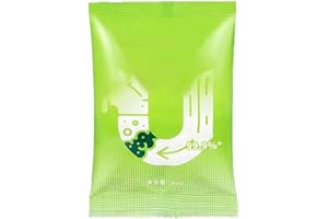 HLILOY Leistungsstarkes Rohrleitungspulver, Abflussreiniger, Rohr-Entsperrung, Verstopfungsentferner, schnelle Reinigung, WC-Werkzeug für Küche, Badezimmer, WC (1 Stück)