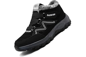 Unitysow Botas para Hombre Botines de Invierno Forradas con Pelo Botas de Nieve Zapatos de Calentitas Ligero Cómodas Zapatos de Outdoor