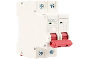 TYENAZA Mini wyłącznik 2P DC 500V 32A Mini wyłącznik wyłącznik bezpieczeństwa MCB DZ47-63Z-2P montaż na szynie