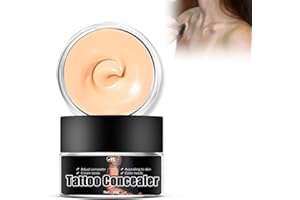 ROSTBLANT Tattoo Concealer,Tattoo Cover,Correcteur de cicatrices, Correcteur, Dissolvant de tatouage,Cache-cicatrice pour le corps et les jambes,Cache-cicatrice pour le corps,Cache-cicatrice,couleur claire 1