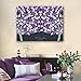 Produktbild homee Gast Unterschrift Party Geschenk Hochzeit Leinwand Unterzeichnung Bord Leinwand Malerei-Lila Zwei Bäume Hochzeit Dekoration Freies Verschiffen (59x80cmx1pc)