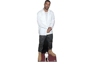 STAR CUTOUTS Celebrity Standee Drake Life Size Cardboard Cut Out with Table Top Mini Cut Out, Multi colour