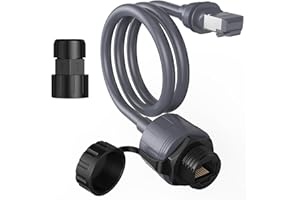 EDUP Starlink adaptateur Ethernet Gen 3 et Mini avec rallonge de câble étanche, coupleur RJ45 pour Star Link Standard V3 et Mini Dishy, idéal pour une utilisation en intérieur/extérieur