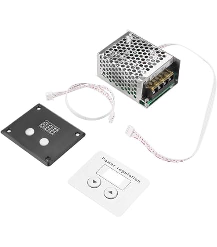 6000W Motor Drehzahlregler SCR Spannungsregler Dimmer Elektronischer Spannungsregler AC 220V | Heizungen, LED-Beleuchtung, einphasige Motoren, großer Kühlkörper, Drehknopf-Steuerung 6000W Motor Drehzahlregler SCR Spannungsregler Dimmer Elektronischer Spannungsregler AC 220V | Heizungen, LED-Beleuchtung, einphasige Motoren, großer Kühlkörper, Drehknopf-Steuerung