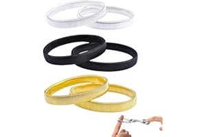 YFHUVB 3 Pairs Stretchy Sleeve Garters, Arm Bands, Shirt Sleeve Holders, Elastic Adjustable Anti-Slip Metal Garter Armbands, Shirt Garter for Men Women, Clothing Keepers, Comfortable Wear, One Size Fits Most