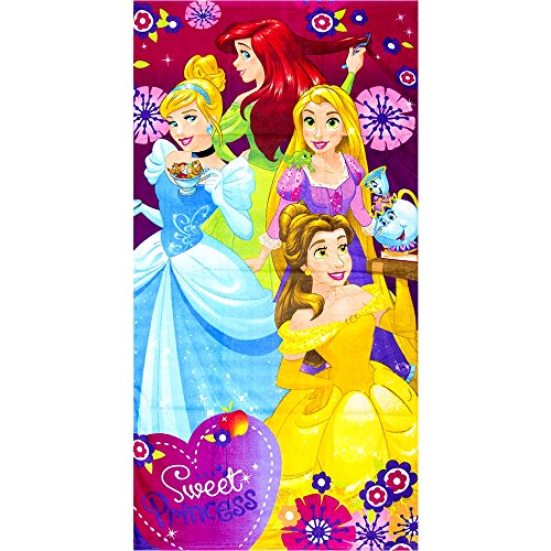 Disney Princess "Sweet Princess" Strandtuch/Badetuch , 70 x 140 cm, Original Lizenzware