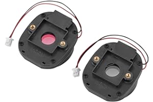TOPIKY IR-Sperrfilter, 2 Teile/Paket IR-Cut CS Objektivhalter IRC-Doppelfilter Tag-Nacht-Schalter für CCTV IP HD-Kamera