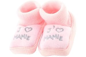 NOSBEBES® Chaussons bebe, bio, pour Noel - chaussette bebe naissance, chaussures bebe, cadeau noel 0-3 mois