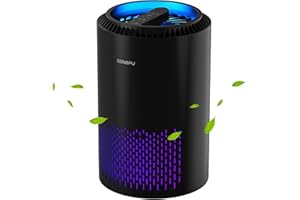 CONOPU Oczyszczacz powietrza do domu komora Hepa, filtr H13 HEPA, oczyszczacz powietrza z efektami filtracji 99, 97%, 22dB cichy tryb uśpienia, timer, 3 prędkości wentylatora, UV LED, OJH001