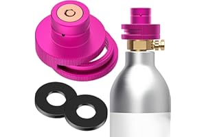 SI SEN Adaptador rápido, adaptador rápido de CO2 para soda de CO2, compatible con Duo/Terra/E-Terra/Art/Crystal 3.0/Gaia, adaptador de Sodastream TR21-4, rosca trapezoidal, cilindro 60L