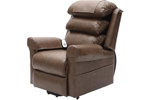 Aidapt Walmsley Riser and Recliner Electric Sofa Arm Chair With Dual OKIN Safety Motors, Easy to Work Remote and Hard Wearing Wipe Clean Material for Use in Lounge, Sitting Room and Bedroom.