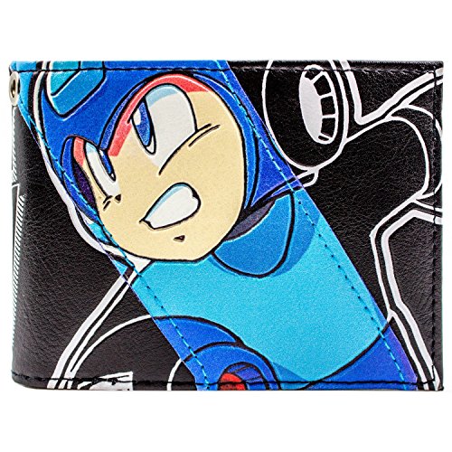 Preisvergleich Produktbild Mega Man Retro NES Spiel Robot Hero Blau Portemonnaie Geldbörse