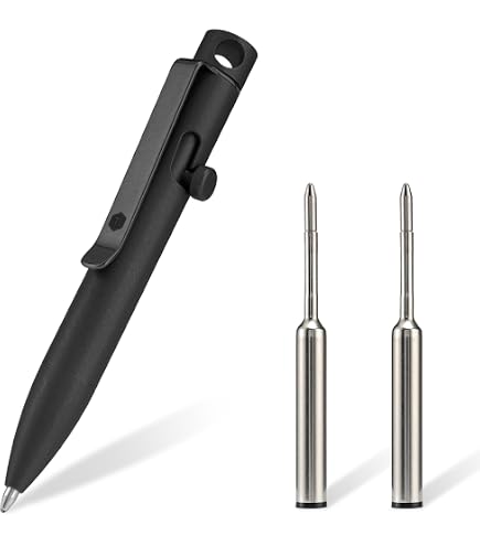 TKP1 Mini penna a sfera in titanio EDC Bolt Action