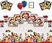 Produktbild Mario Party Supplies Super Mario Bros Brüder Alles Gute zum Geburtstag Geschirr Pack für 16- Latex Ballons Teller Cup Serviette Tischdecke Free Fotorahmen