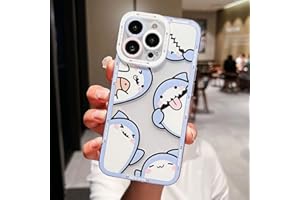 PAIX Bemalte Transparente TPU-Hülle Kompatibel mit Xiaomi 13T Pro/Xiaomi 13T|Lächelnder Hai