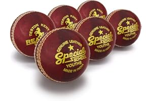 Readers Special School Cricket Ball 4.75oz, Red, Youths (Box Of x6)