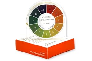 METACRIL Testeur pH - Carte tournesol en rouleau 1 pc. - Papier réactif pour détecter im manière pratique et rapide la valeur du pH de l'eau