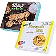 Bhagat's Heera Sweet Original Delicious Son Roll with Almonds and Pistachio Garnished | Soft Flaky Sweets Mithai Box | Preservatives Free | Combo Son Rolls (Coconut & Pineapple 250gm)