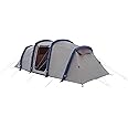 Eurohike Genus 800 Air Tent for 8 People with Living Area & Separate Bedrooms, 8 Man, Inflatable Beams, Easy to Pitch, Tunnel, Spacious, Family Camping, Festivals, Weekend Trips, 3000mm HH, Grey