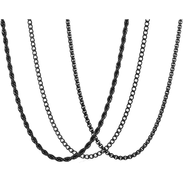 Aretas 3/4/5/6mm roestvrijstaal zilveren halsketting pantserketting heren ketting Cubaanse zilveren ketting sieraden cadeau Cubaanse ketting halsketting voor mannen jongens hem 40/45/50/55cm, 45 cm
