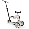 Scoot & Ride Highwaykick 1 Push And Go – 2-In-1 Ride-On & Scooter, Adjustable Handlebar, 1-Click Transformation, Anti-Slip Footplate, Lightweight & Durable – Ash
