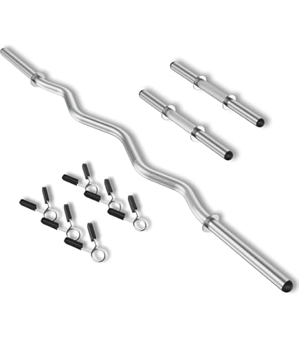 VirtuFit Curlstang - EZ Halterstang - 120 cm - Schroef - 30 mm
