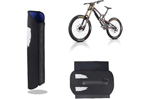 Kweiugfi Housse de protection pour batterie de vélo électrique - Cadre de protection pour vélo électrique de 30 à 38 cm - Avec réflecteur - Protection contre le froid et la poussière