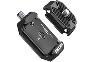 PICTRON FALCAM F38 Kamera Schnellwechselplatte, Quick Release Platte mit 1/4" auf 3/8" Schraubgewinde, Arca Swiss Schnellwechselplatte, passend für Sony/Canon/DJI/Stativ/DSLR