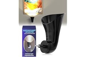 ‎TOBEBRIGHT TobeBright Plug in GU10 Wandfluter Steckdosenlampe Spotlight GU10 Steckdose Lampe Wandbeleuchtung Steckdosenleuchte Für Nachtlicht, Pflanzen, Wandbild, Max 10W LED (Keine Glühbirne Enthalten)