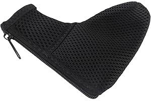 Shanrya Housse de protection pour tête de poulet en maille imperméable à la poussière lavable pour la protection de la cheville (noir)