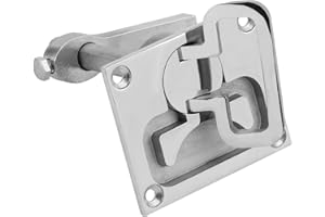 OUKENS Boat Floor Lock, 1 Pcs Stainless Steel Flush Mount Floor Lock, Latch Hatch Pull Boat Accessories Fit for Boats Marine