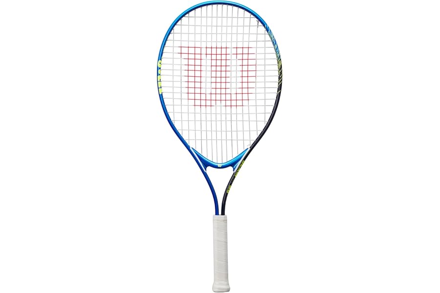 Wilson Slam Jr 25 Tennis Racket, Provides Lightweight Strength and Effortless Control, Kid-Friendly Dimensions, Ready For High-Performance Play, Colour: Blue, Size: 25