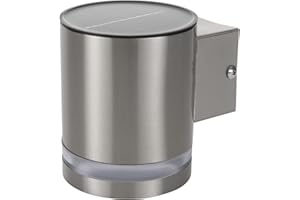 Smartwares Zewnętrzna lampa ścienna solarna – zasilana energią słoneczną – czujnik dzień/noc – żarówka LED