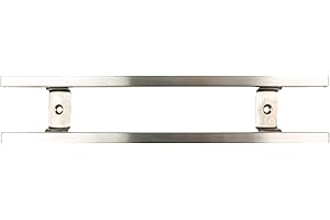 Rockingham Forge MK-300SS Portacoltelli Magnetico in Acciaio Inox da 30,5 cm con 6 Ganci per Utensili e fissaggi a Parete, Inossidabile, Argento